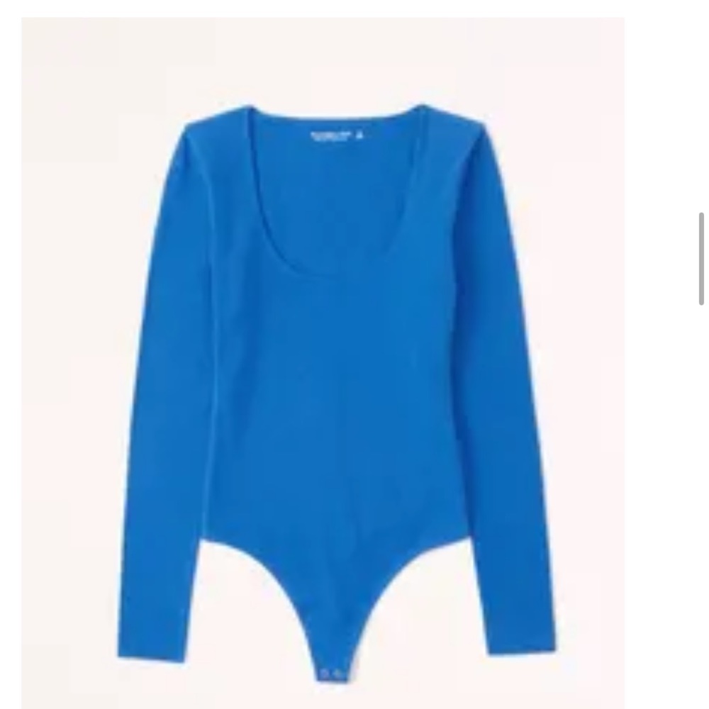 Long sleeve cotton seamless scoop neck bodysuit- Abercrombie- size large